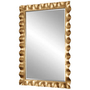 Uttermost Haya Antique Gold Scalloped Edge Mirror