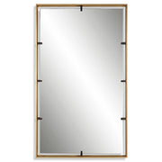 Uttermost Egon Iron Framed Warm Gold Mirror