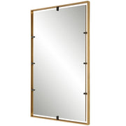 Uttermost Egon Iron Framed Warm Gold Mirror