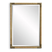 Uttermost Kampar Antique Gold And Wrapped Rattan Vanity Mirror