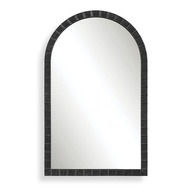 Uttermost Dandridge Black Iron Arch Mirror