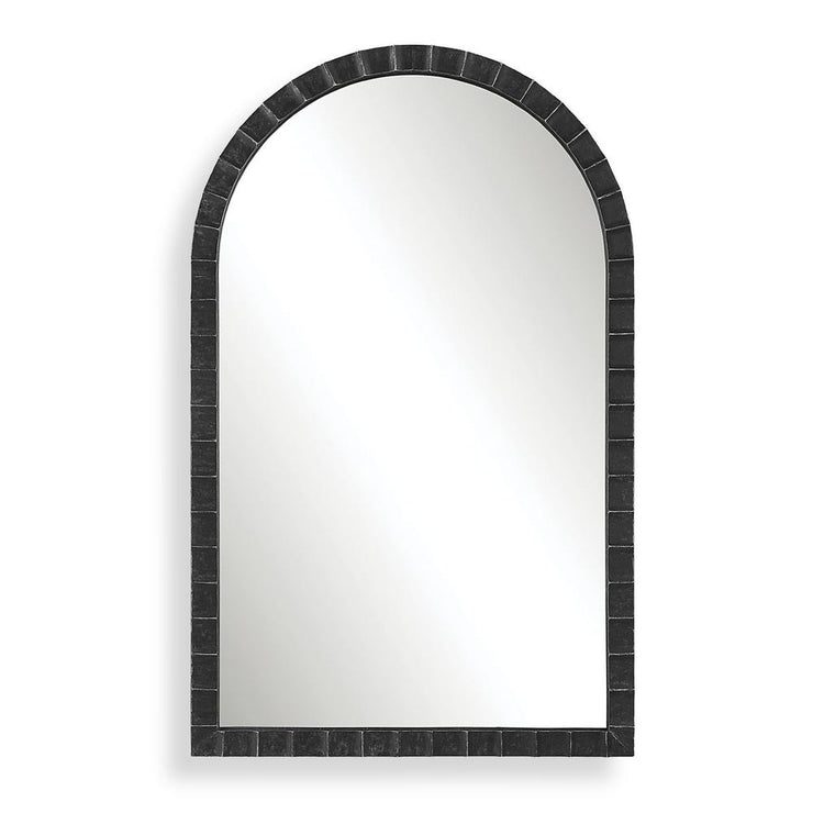 Uttermost Dandridge Black Iron Arch Mirror