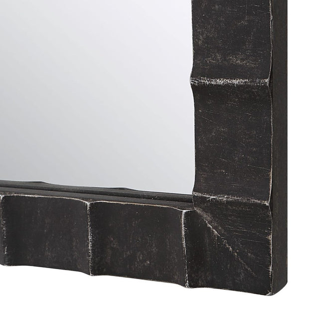 Uttermost Dandridge Black Iron Arch Mirror