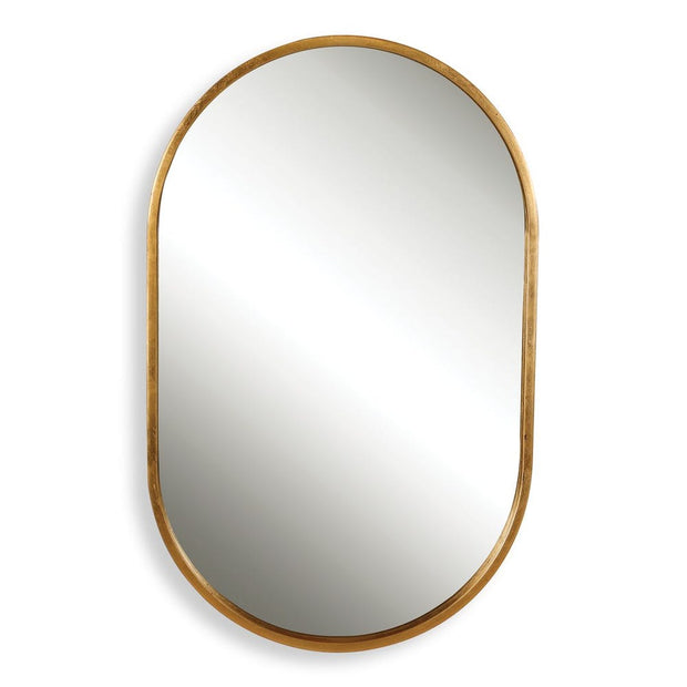 Uttermost Varina Oval Antique Gold Leaf Mirror