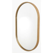 Uttermost Varina Oval Antique Gold Leaf Mirror