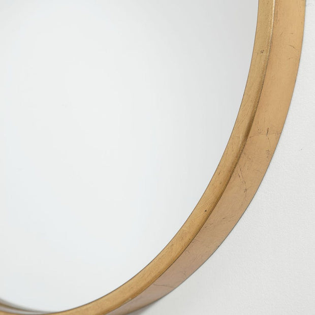 Uttermost Varina Oval Antique Gold Leaf Mirror