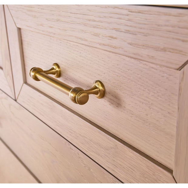 Essentials For Living Stella 5-Drawer High Chest ~ Light Honey Oak