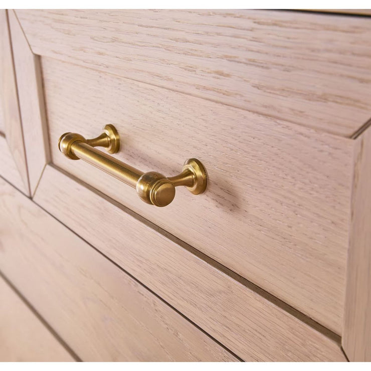 Essentials For Living Stella 5-Drawer High Chest ~ Light Honey Oak