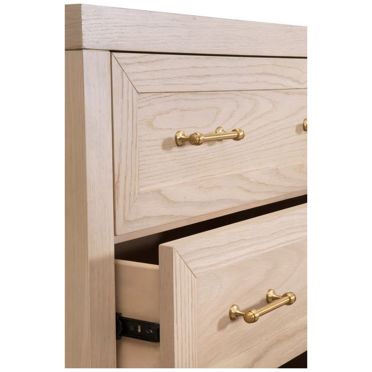 Essentials For Living Stella 6-Drawer Double Dresser ~ Light Honey Oak