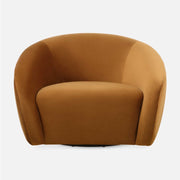 Uttermost DeSoto Hazelnut Velvet Swivel Chair