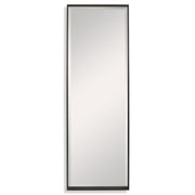 Uttermost Kahn Matte Black Iron Framed Oversized Mirror