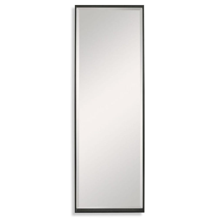 Uttermost Kahn Matte Black Iron Framed Oversized Mirror