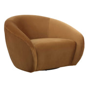 Uttermost DeSoto Hazelnut Velvet Swivel Chair