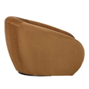 Uttermost DeSoto Hazelnut Velvet Swivel Chair
