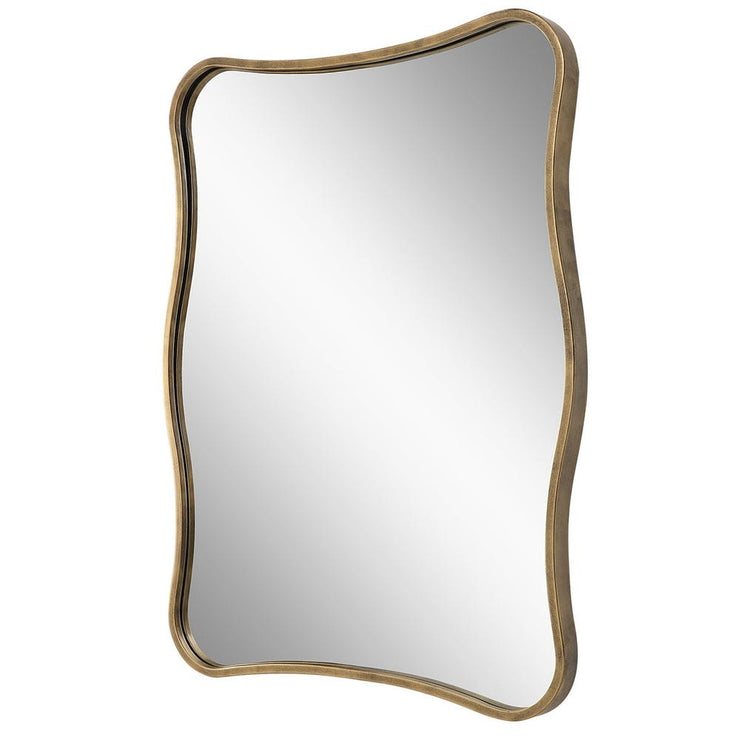 Uttermost Pavia Iron Antique Gold Vanity Mirror