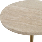 Uttermost Malya Travertine Round Accent Table