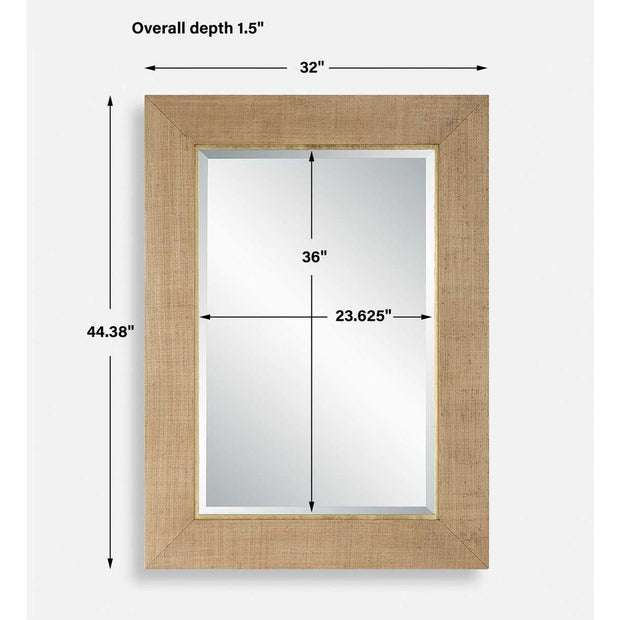 Uttermost Bungalow Solid Wood Frame Mirror