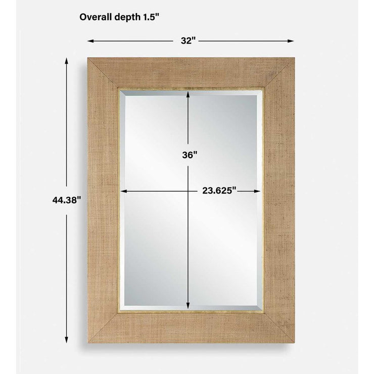 Uttermost Bungalow Solid Wood Frame Mirror