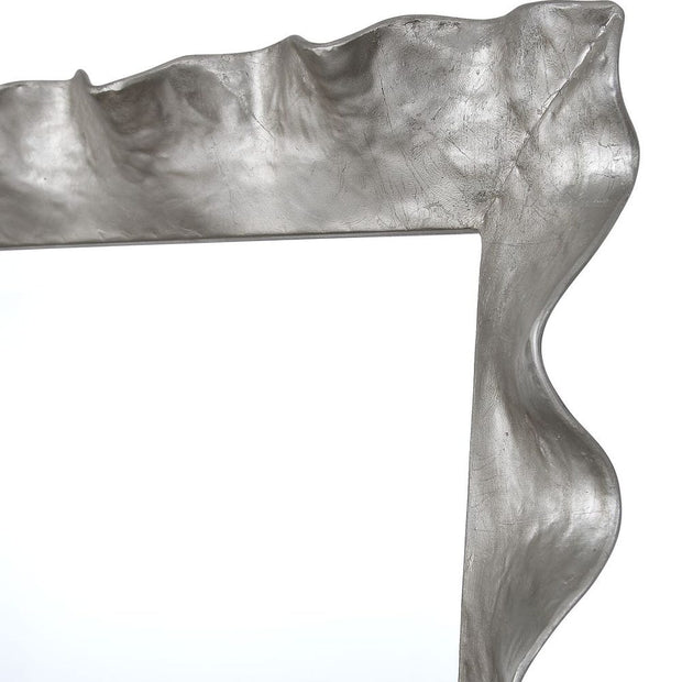 Uttermost Haya Silver Leaf Scalloped Edge Mirror
