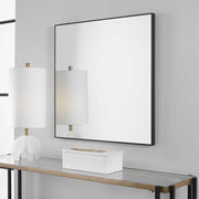 Uttermost Alexo Sleek Black Square Mirror