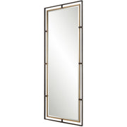 Uttermost Carrizo Rustic Bronze Tall Mirror