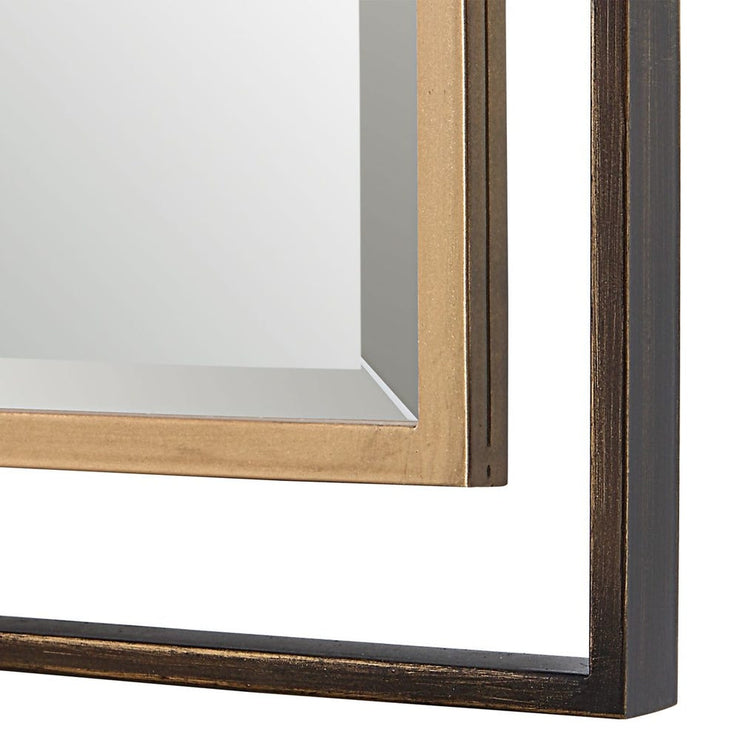 Uttermost Carrizo Rustic Bronze Tall Mirror