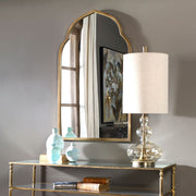 Uttermost Kenitra Rich Antique Gold Arch Mirror