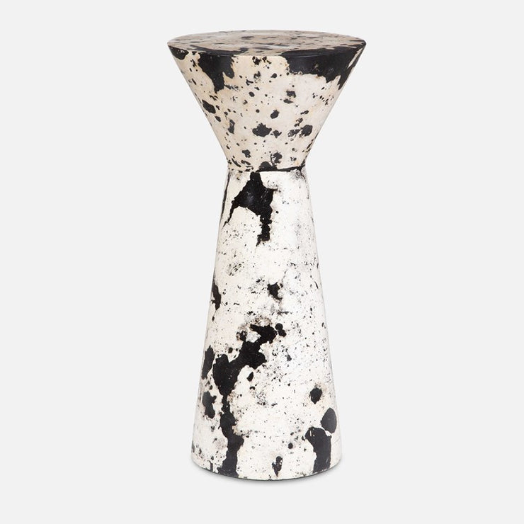 Uttermost Lenora Limestone Hourglass Drink Table
