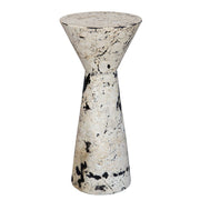 Uttermost Lenora Limestone Hourglass Drink Table