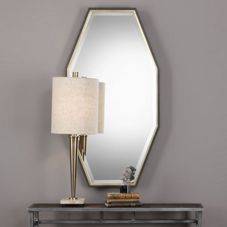 Uttermost Savion Dark Charcoal Mirror