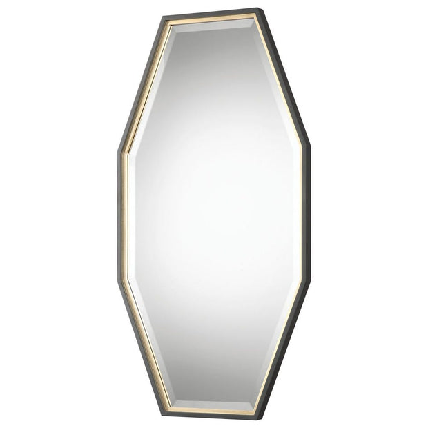 Uttermost Savion Dark Charcoal Mirror