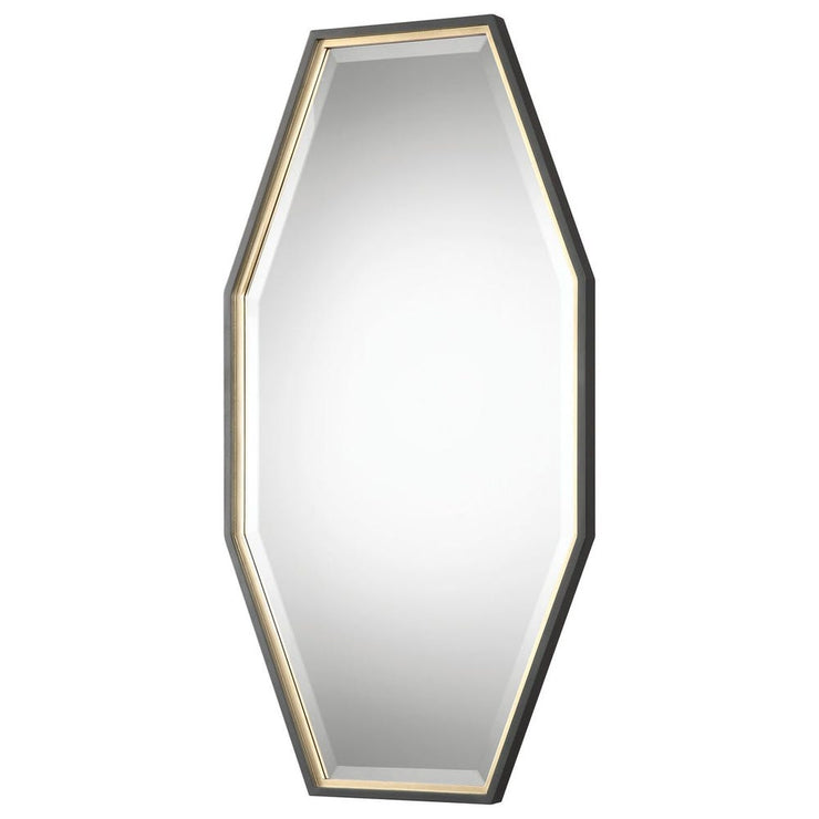 Uttermost Savion Dark Charcoal Mirror