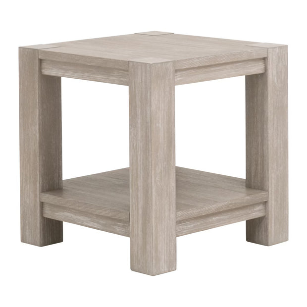 Essentials For Living Adler End Table ~ Natural Gray Acacia