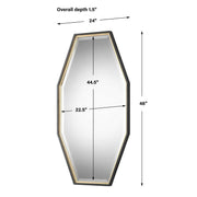 Uttermost Savion Dark Charcoal Mirror