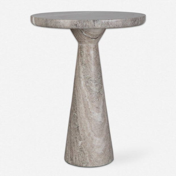 Uttermost Stour Marble Round Accent Table