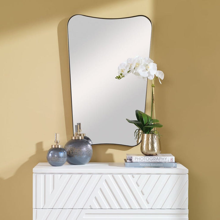 Uttermost Belvoir Antique Brass Mirror