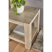 Essentials For Living Adler End Table ~ Natural Gray Acacia