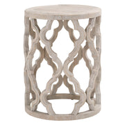 Essentials For Living Clover End Table ~ Smoke Gray Elm