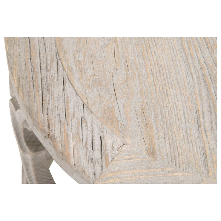 Essentials For Living Clover End Table ~ Smoke Gray Elm
