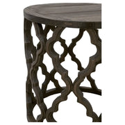 Essentials For Living Clover Large End Table ~ Drift Brown Pine