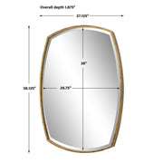 Uttermost Varenna Antique Gold Vanity Mirror