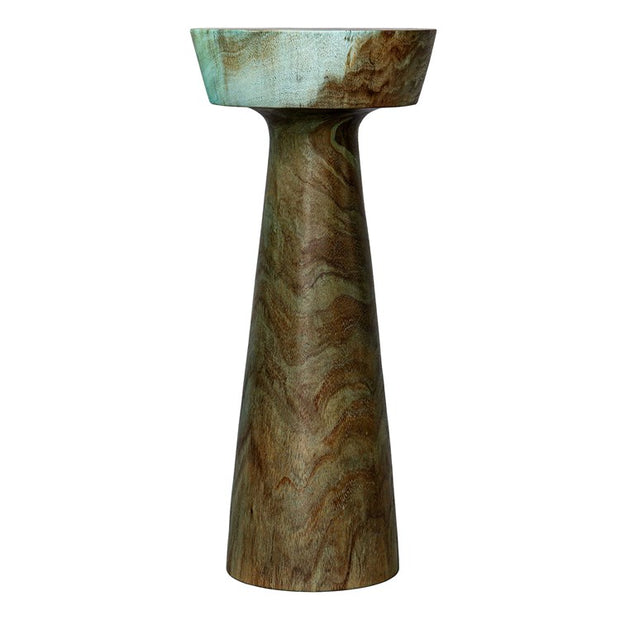 Uttermost Mano Blue Green Suar Wood Drink Table