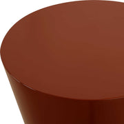 Uttermost Hepler High Gloss Terracotta Drink Table