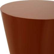 Uttermost Hepler High Gloss Terracotta Drink Table