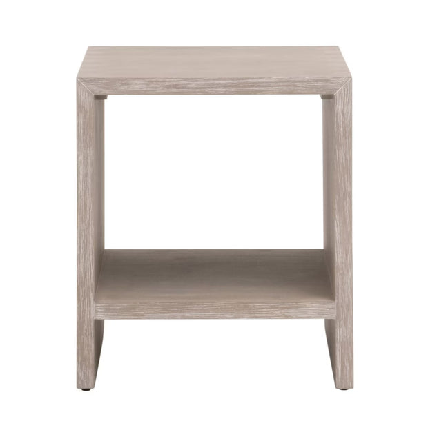 Essentials For Living Dovetail End Table ~ Natural Gray Acacia