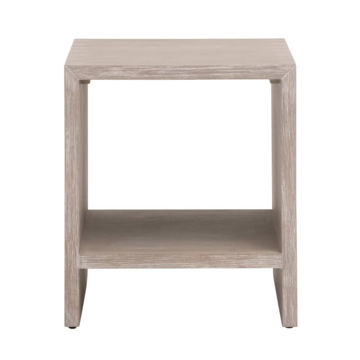 Essentials For Living Dovetail End Table ~ Natural Gray Acacia