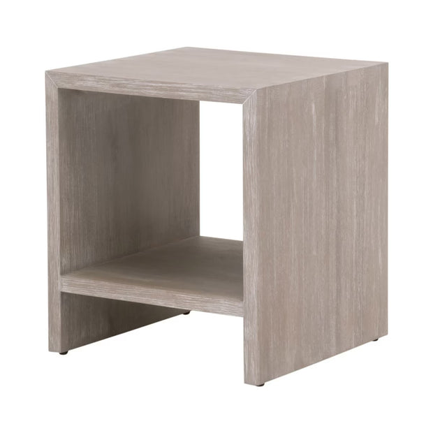 Essentials For Living Dovetail End Table ~ Natural Gray Acacia