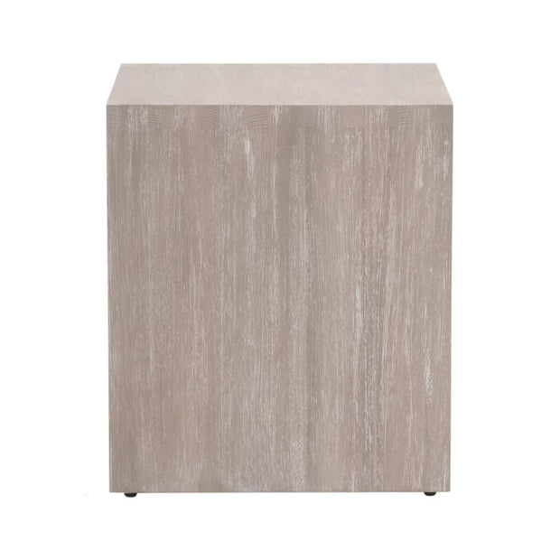 Essentials For Living Dovetail End Table ~ Natural Gray Acacia