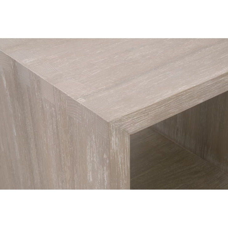 Essentials For Living Dovetail End Table ~ Natural Gray Acacia