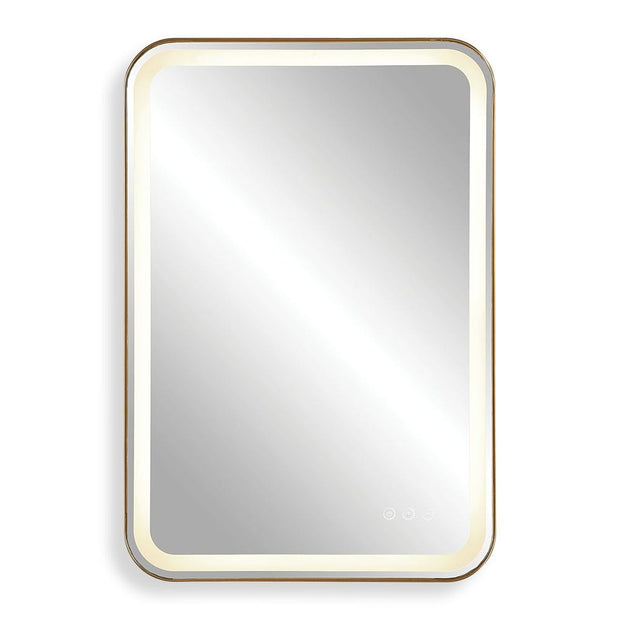 Uttermost Crofton Brass Lighted Vanity Mirror